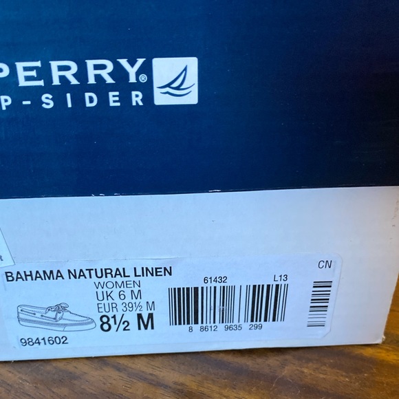 ⚡️HOST PIC⚡️NWB • Sperrys • Bahama Natural Linen - Picture 2 of 2